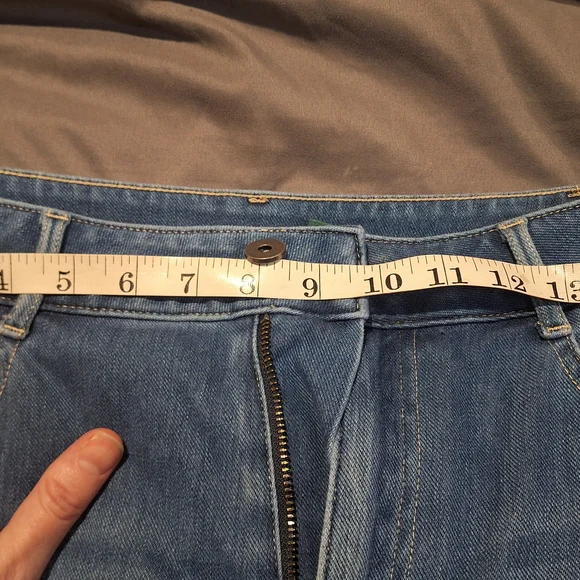 Halara Flex Cuffed Classic Blue Women's Jeans, Size M - Picture 4 of 6